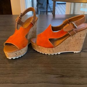 Orange suede DV corks.